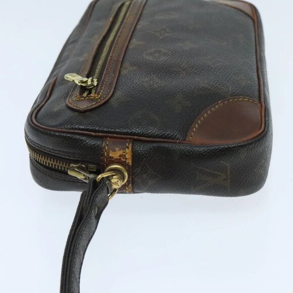 LOUIS VUITTON Monogram Marly Dragonne GM Clutch Bag M51825 LV Auth 95886 - Picture 11 of 16